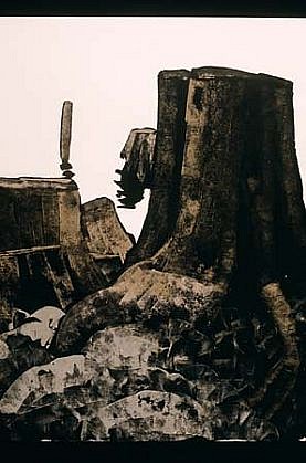 Robert Connell
Community, 2001
sumi, gouache on paper, 30 x 22 inches