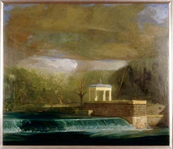 Patrick Connors -&nbsp;Fairmount Gazebo and Dam in Storm