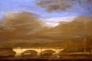 Patrick Connors -&nbsp;Fairmount Gazebo and Dam in Storm