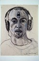 Antonio Coro, Third-eye Opened
2004, charcoal, white conte on newsprint