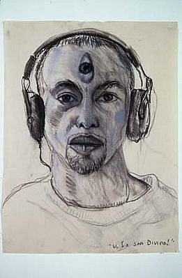 Antonio Coro
Third-eye Opened, 2004
charcoal, white conte on newsprint, 9 x 12 inches