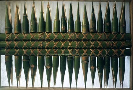 Allan Cosio
Untitled, 1986
bamboo, 5 x 48 x 72 inches