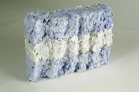 Eduardo Costa
Argentine Flag, 1996 - 1997
solid acrylic paint, 11 x 14 x 3 inches