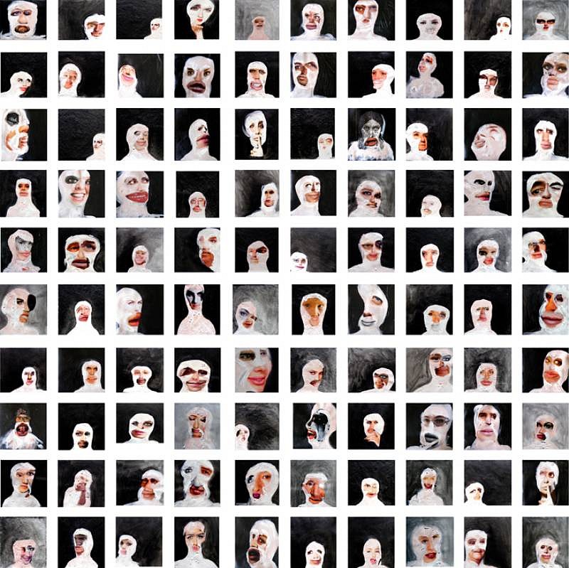 Mauricio Costa
Portrait Spoken, 2008 - 2009
mixed media on canvas, 450 x 450 cm