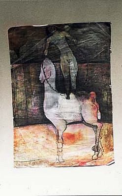 Ivone Couto
Equilibrista (Tight Rope Walker), 2000
drawing, mixed media, 20 x 30 cm