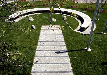 Linda Covit
Circle of Words, Garden of Thought, 2001