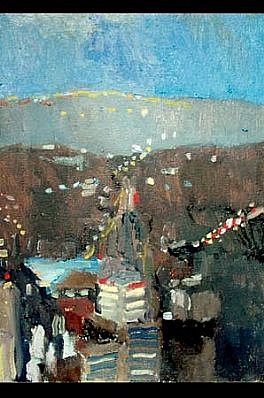 Megan Craig
Brooklyn, 2001
oil on canvas, 15 x 12 inches