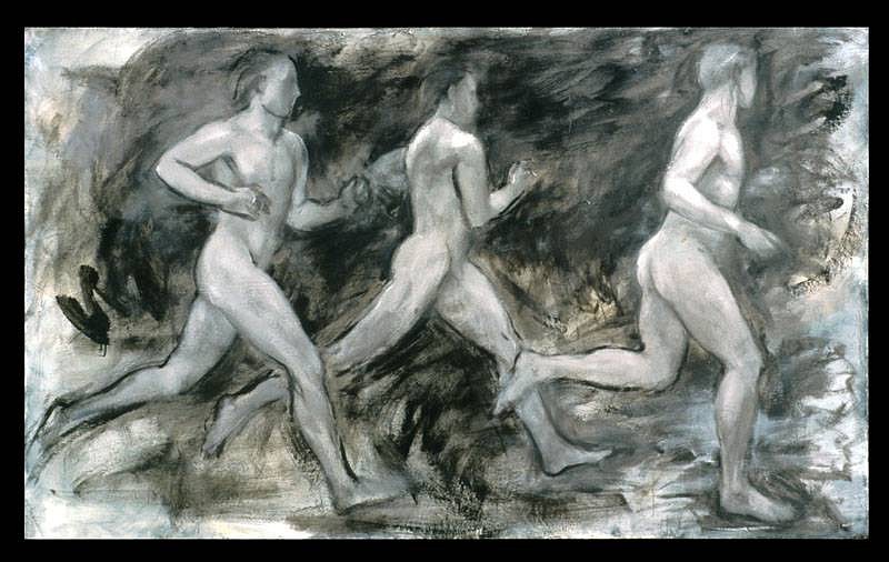 Nancy Ellen Craig
The Runners, en grisaille, 2007
oil on canvas, 46 x 76 inches
