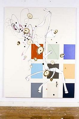 David Craven
Close Call, 2003
acrylic, paper on canvas, 84 x 66 inches