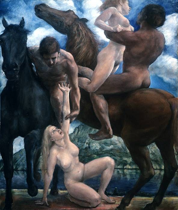 Nancy Ellen Craig
Rape of the Daughters of Rubens, 1980-2005
oil on linen, 92 x 80 inches