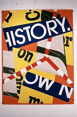 Cris Cristofaro
Own History, 1988
collage, billboard posters on paper, acrylic, 50 x 38 1/4 inches