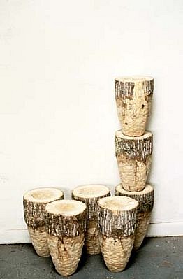 Catherine Cullen
Stack of Crucibles, 1991
tulip tree, 50 x 34 x 20 inches