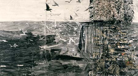 Romney Cummings
Untitled, 1990 - 1991
charcoal and mixed media, 72 x 126 inches