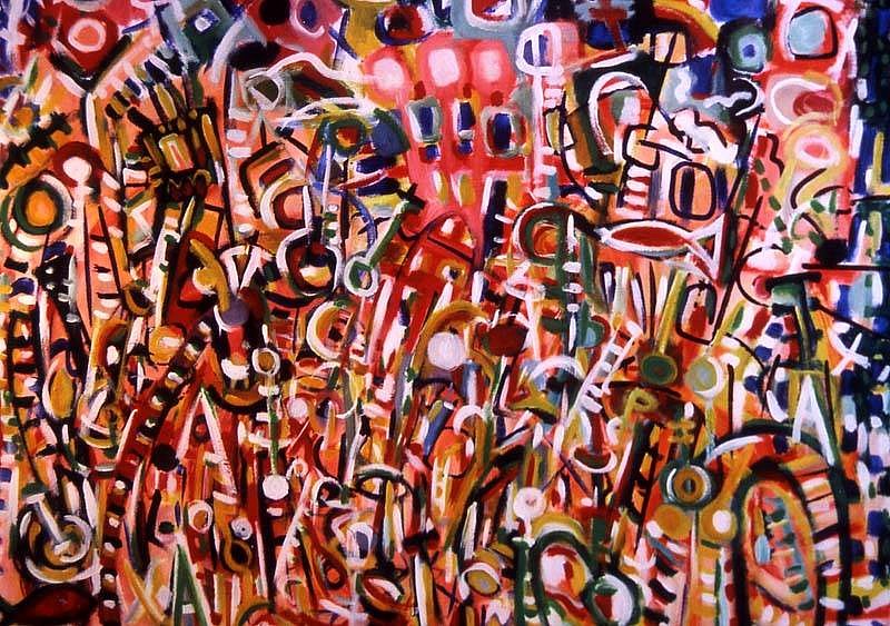 Derek Culley
Metamorphosis, 2006
acrylic, oil on canvas, 32 x 40 inches