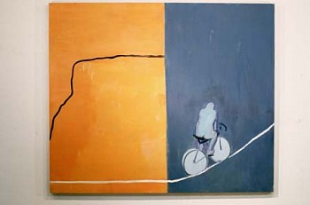 Katherine Bradford - Bicycle Painting