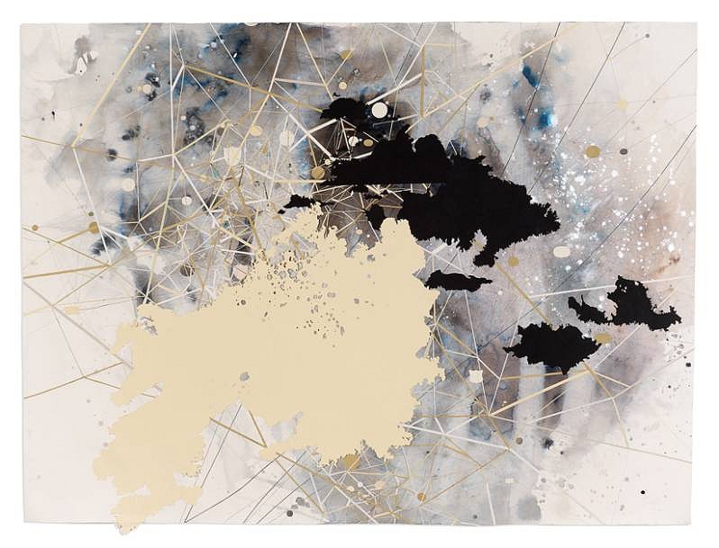 Valerie Britton
Under the Ruptured Sky, 2010
ink, graphite and collage on paper, 54 x 72 inches