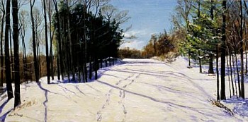 John Briggs - Catskill Snow Trail