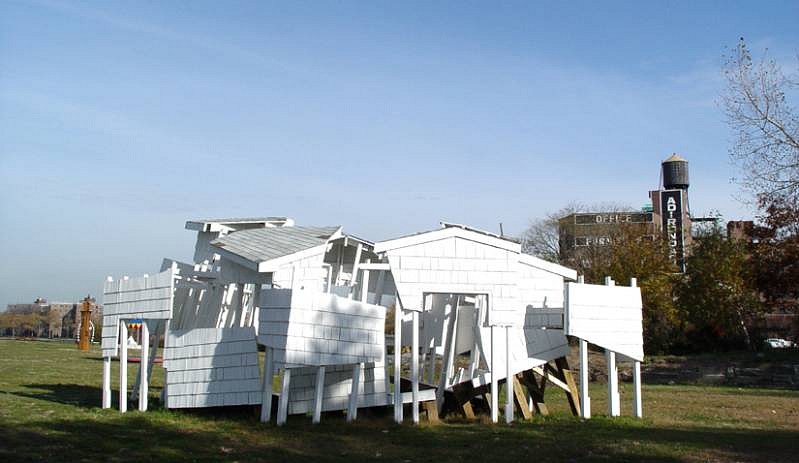 Isidro Blasco
Just Before, 2004
wood, hardware, paint, 276 x 300 x 132 inches