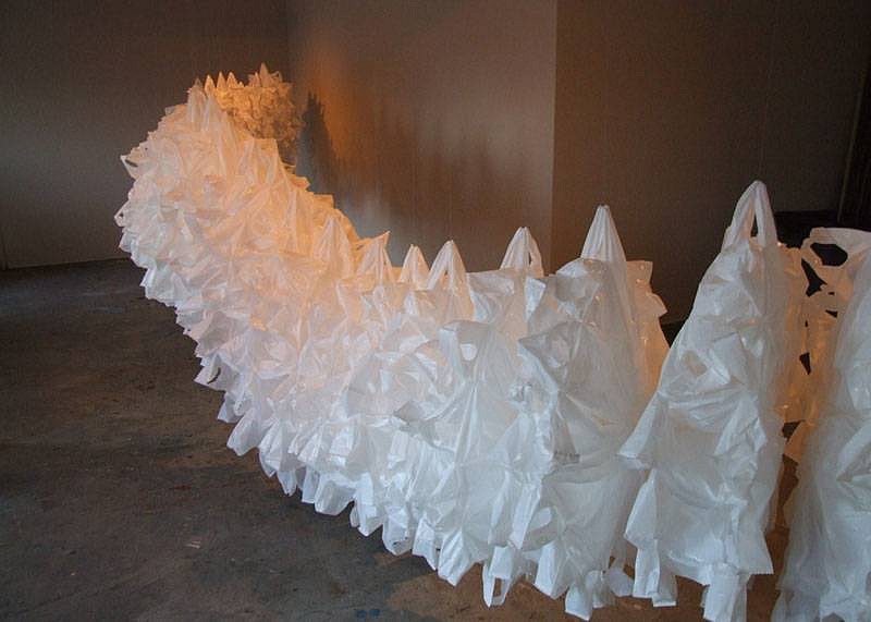 Claudia Borgna
2008 AD, Soon It Will Be All Over, 2008
plastic bags, 1500 cm