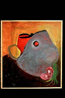 Eva Bosch
Transformations with Hook, 1990
oil on linen, 50 x 48 cm