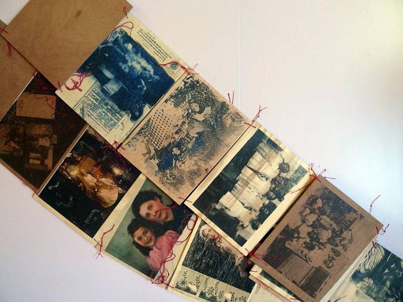 Marisa Boullosa
Family Album, 2010
print on wood, 225 x 28 x 12 cm