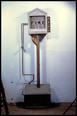 Michael Acker
Fire, 1990
concrete, water, copper, steel, pump, 72 x 18 x 9 inches