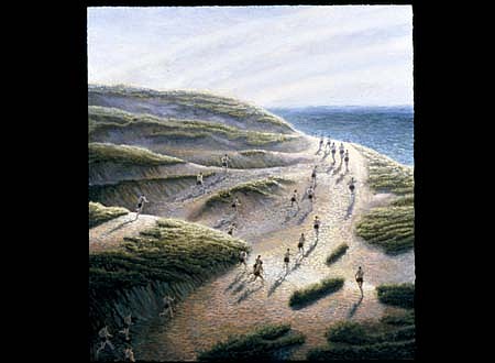 Bruce Ackerson
Distance Running, 2003
oil on panel, 24 x 24 inches