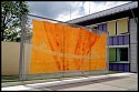 Wolfgang Aichner, Autobahnbild
1997, acrylic, steel-mesh
