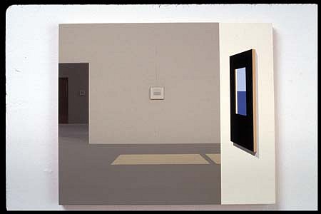 Diti Almog
11:00 AM, 2003
acrylic on aircraft plywood, 12 x 14 inches