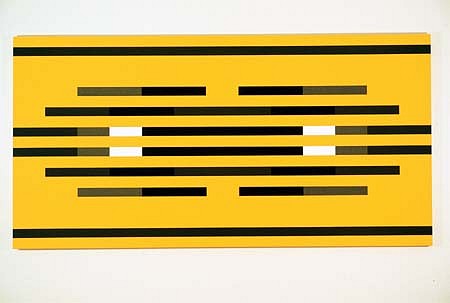 Barry Allikas
OZ (condition orange), 2003
acrylic on canvas, 52 1/2 x 104 inches