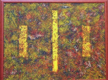 Lionel Amosset
Magic Columns
oil on paper, 65 x 50 cm