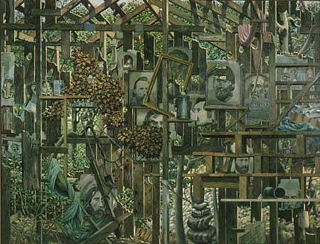 Philip Ayers
I thought I saw Louis XIV or History in Nature, 1990
oil, 54 x 70 inches