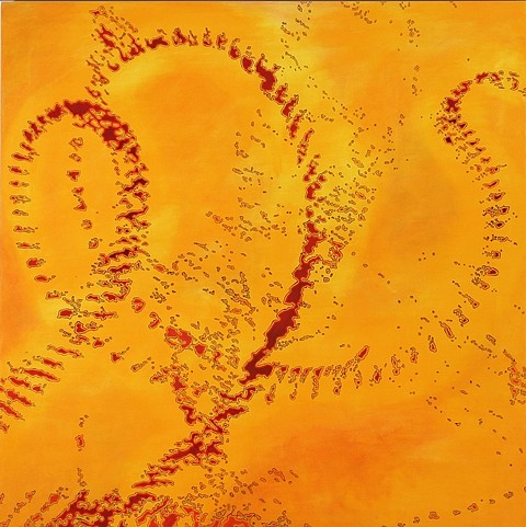 Paul Campbell
Projection Series No. 11 (Red, Yellow), 2004
oil and wax on canvas, 72 x 72 in.