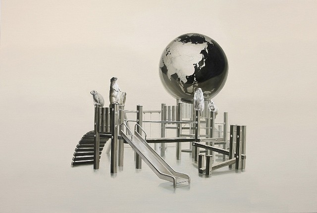 Eun Joung Cho
Island, 2008
oil on canvas, 109 x 162 cm