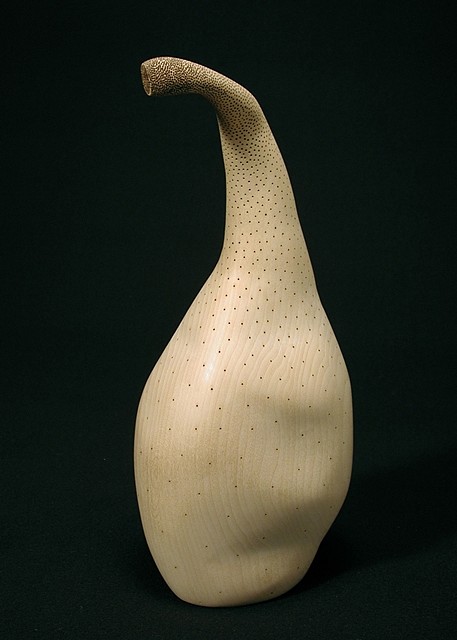 Kyoung Ae Cho
Standing Alone (detail), 2003
burn marks on wood, 40 pieces, ranging from 5.5 to 12 inches