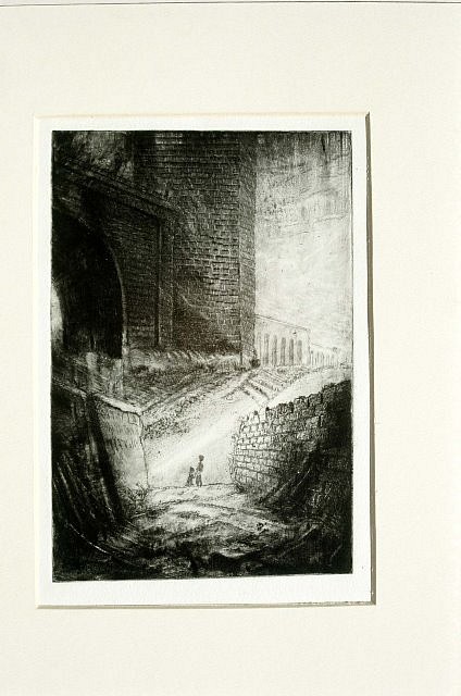 Paul Clark
Viaduct with Figures, 1990
etching, 21 x 14 cm
