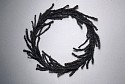 Sonya Clark, Hair Wreath
2002, hair, wire