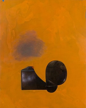 Tiffany Calvert -&nbsp;Untitled (Orange with Cloud)