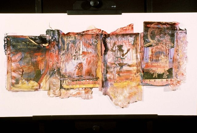 Rosemarie Chiarlone
Monte Carlo Ballet - Rebirth Miami City Ballet - New Birth, 1988
mixed media, 19 x 40 1/2 in.