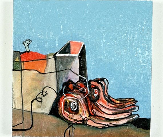 Andrew Chan
Porc Scape, 2001
oil on canvas, 12 x 12 in.