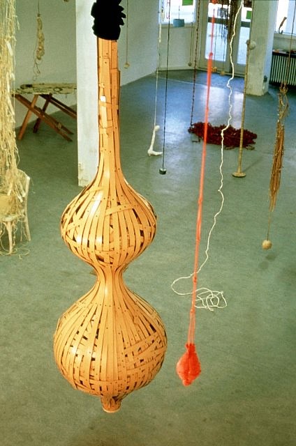Charles Citron
Demascus Lamp, 1999
wood, steel, cotton, 5 meters