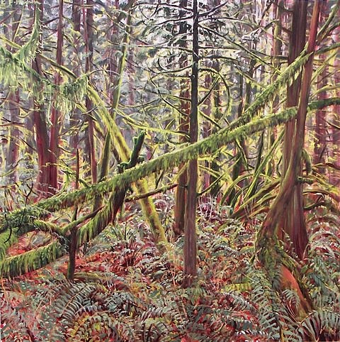 Kathleen Fruge Brown
Looking West, February, 2007
oil on panel, 24 x 24 in.
