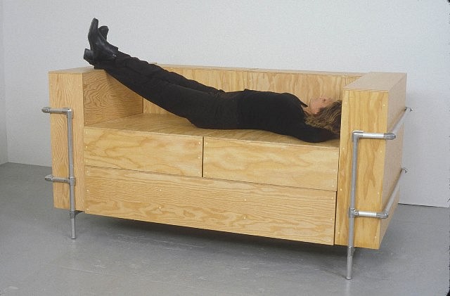 Barbara Gallucci
Couch, 2004
plywood and aluminum