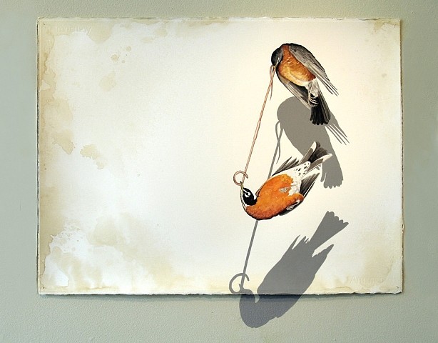 Justin Gibbens
Tango, 2006
watercolor, acrylic, graphite, coffee on paper, 30 x 50 in.