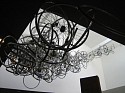 Mark Grieve, Suspended Wheel Composition
2008, discarded bicycle wheels