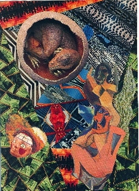 Vince Grimaldi
Africana, 2005
collage, 8 x 10 in.