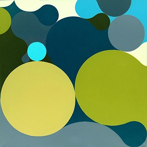 Julie Gross
Blue Inversion, 2003
oil on linen, 32 x 32 in.