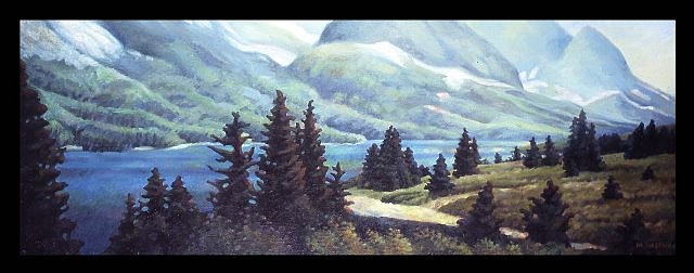 Matthew Hagemann
Wilderness Solitude, 2006
oil on canvas, 18 x 48 in.