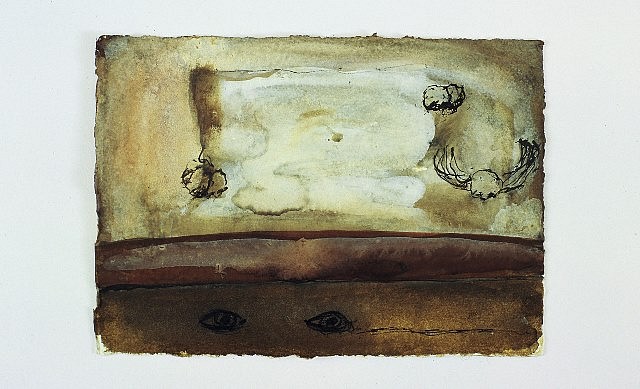 Patrick Hall
The Earth Sees, 2005
watercolor and ink on paper, 5 1/2 x 6 1/2 in.