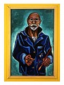 Arthur Hammer, Sefl-Portrait with Cigar and Brush
2004, oil on canvas board